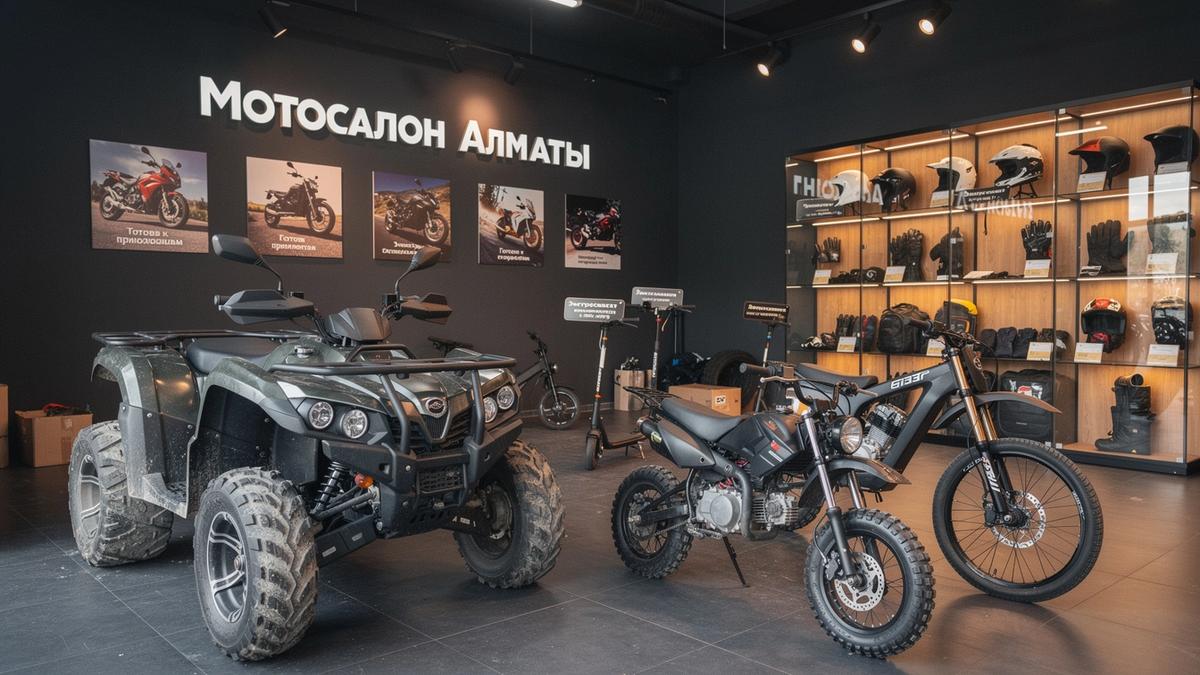 Квадроцикл и питбайк в современном мотошоуруме